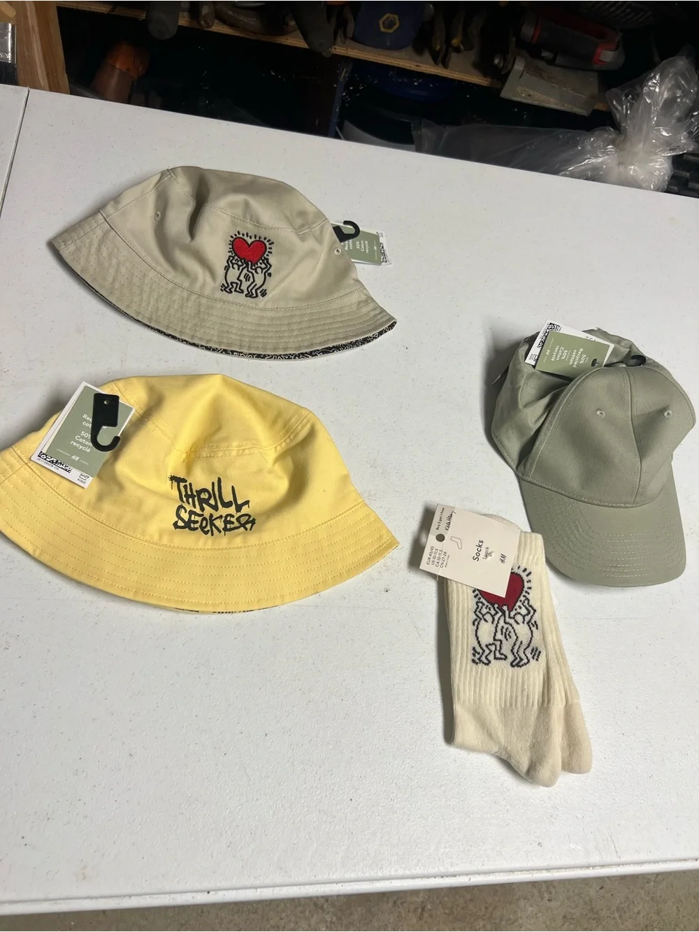 Kids Thrill Seeker Yellow Bucket Hat - Casual Sun Hat